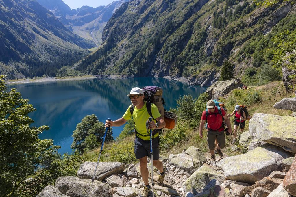 Randonnée pédestre dans les Alpes - Parc national des Écrins