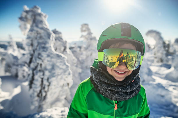 Trusiel Lunette de Ski, Masque Ski Sphériques avec Anti-UV, Anti